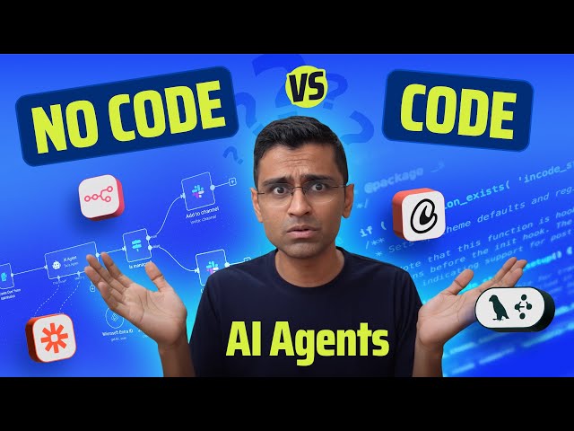 AI Agents: No Code vs Code Frameworks - Which one is right for you?