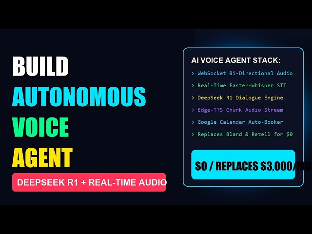 Build an Autonomous AI Voice Agent in Python for $0 (Replaces $3,000/Mo Bland.ai & Retell AI)