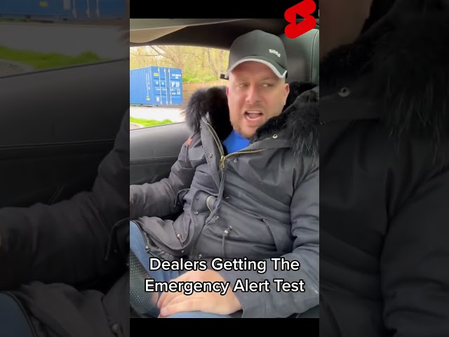 Dealers across the UK  getting the emergency alert uk 2023 #shorts #emergency