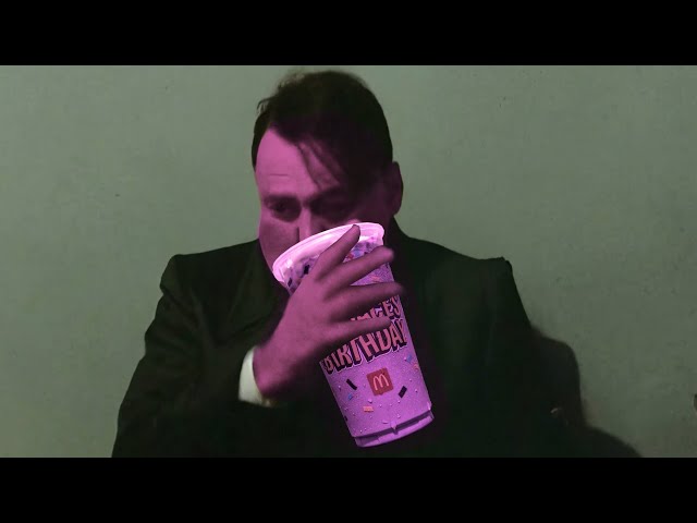 Hitler drinks the Grimace Shake