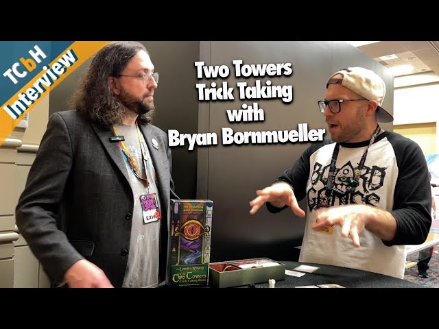Bryan Bornmueller debuts the Lord of the Rings Two Towers Trick Taking Game at PAX Unplugged