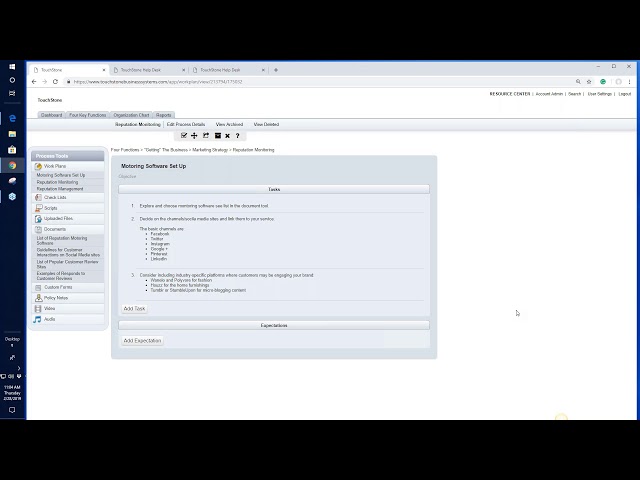 Reputation Monitoring Process - new in the TouchStone Process Library