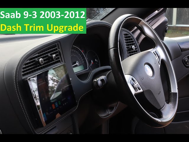 Saab 9-3 Dash Trim Replace - Custom Hand Made Leather