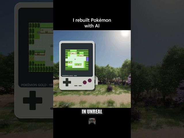 I Rebuilt Pokémon with AI — From Game Boy to AR & VR