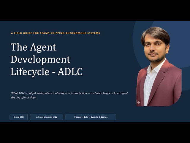 The Agent Development Lifecycle (ADLC): What It Is, Why It Exists, Where It's Used