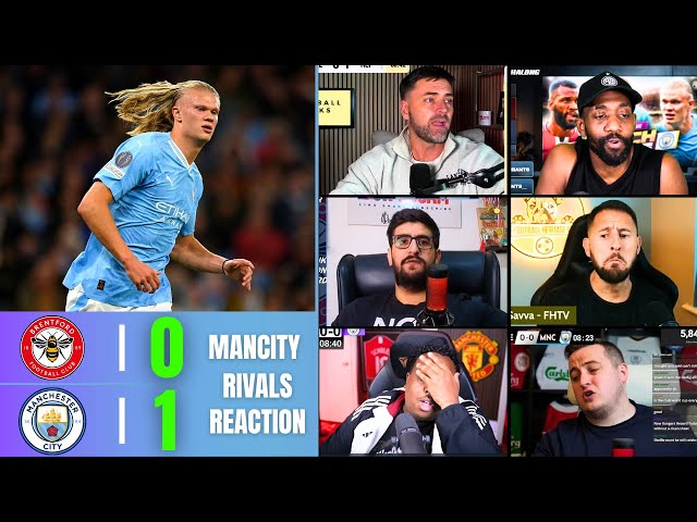 Mancity RIVALS and HATERS reaction to Brentford 0-1Mancity | Premier League Fan Reaction