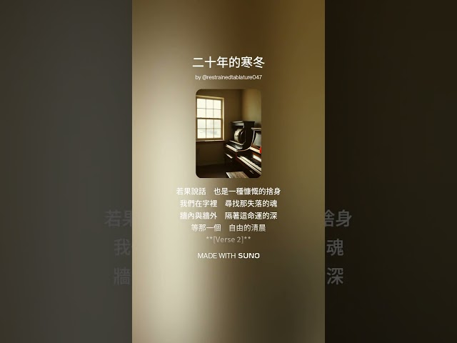 ♫ 二十年的寒冬 (1)