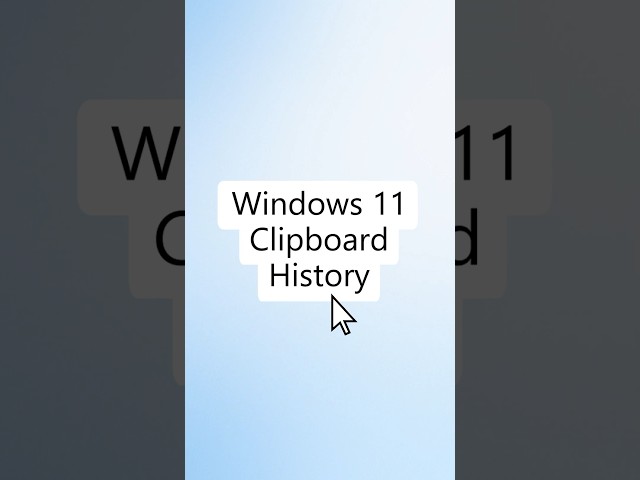 Keep losing copied text? Use the Clipboard History shortcut in Windows 11
