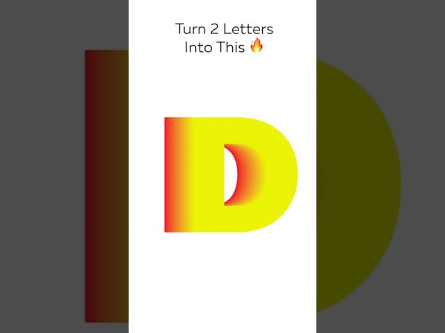 Create This 3D Letter Effect with the Blend Tool in Illustrator