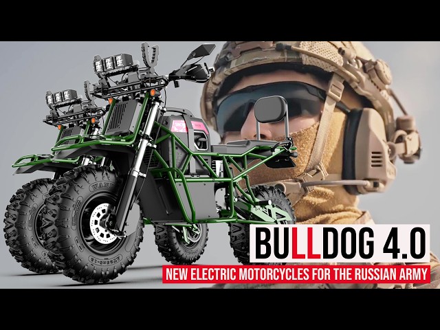 Russia's New Silent Warrior Enters Mass Production, Bulldog 4.0 Army Electric Motorcycle