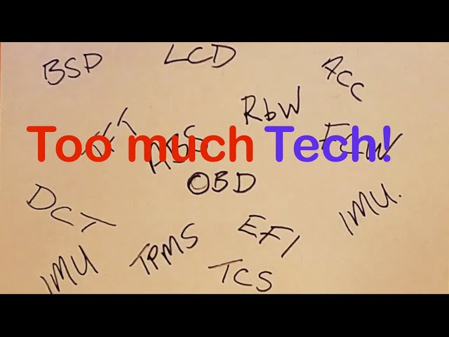 How much Tech is Too much Tech!