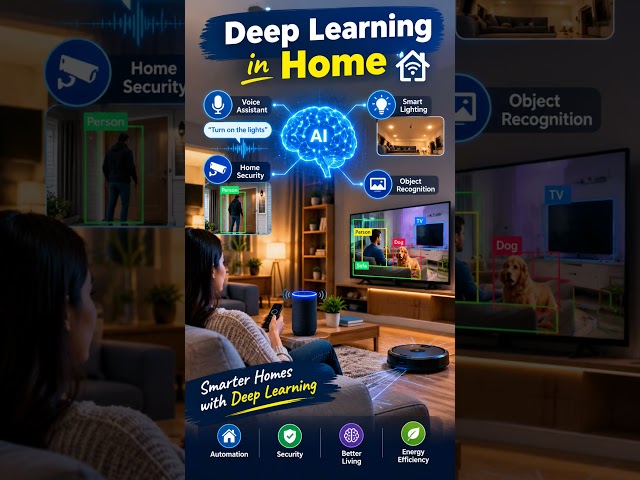 Deep Learning in Home 🏠🤖 | How AI Makes Your Home Smart! | #Shorts