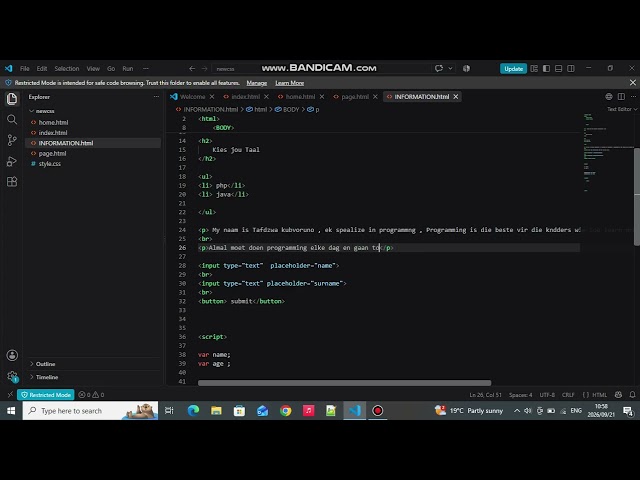 How to create a Website Using HTML css Javascript tutorial#programming#htmlcss 