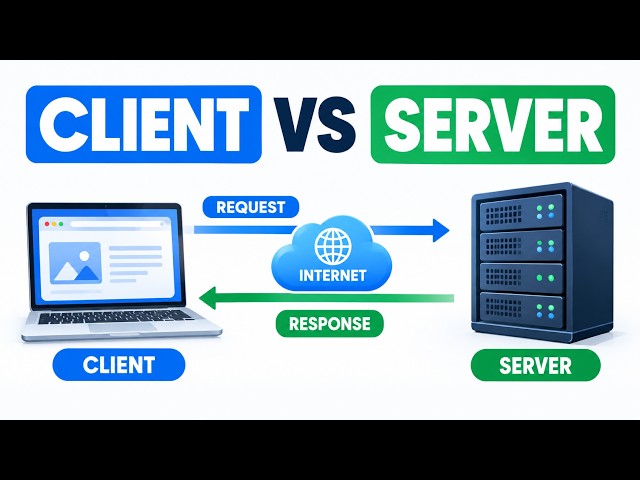 Client vs Server Explained | Request-Response Cycle for Beginners