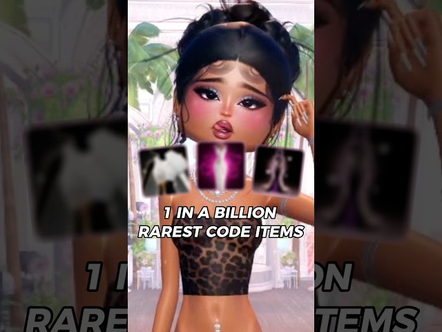 1 IN A BILLION RAREST CODE ITEMS IN DRESS TO IMPRESS #forgottengems