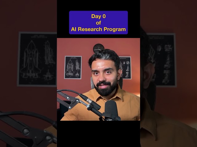 Day 0 of AI Research Program #ai #coding #engineering #ailearning