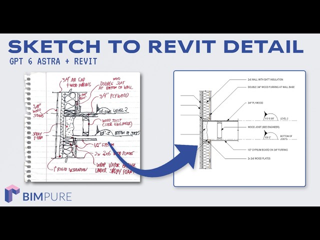 Hand-Drawn Sketch to Revit Detail with GPT-6 Astra