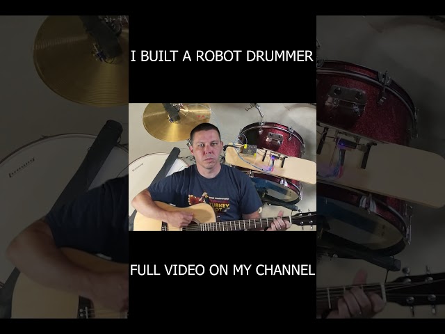 I built a robot drummer!