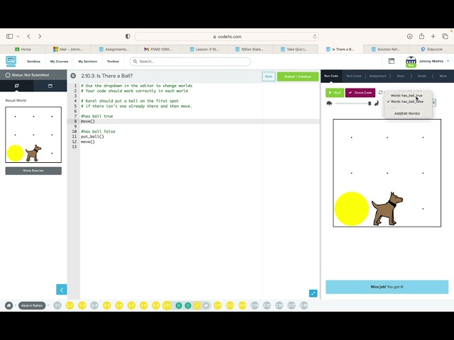 Codehs Python 2.10 Video Tutorial: If Statements