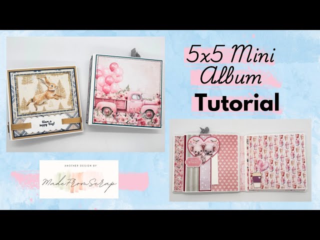 5x5 Mini Album Tutorial | Easy First Photo Album Project