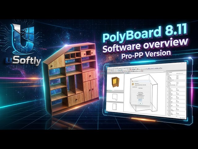 PolyBoard 8.11 Pro-PP | Fast Cabinet Design & CNC Post-Processor Overview 🪚