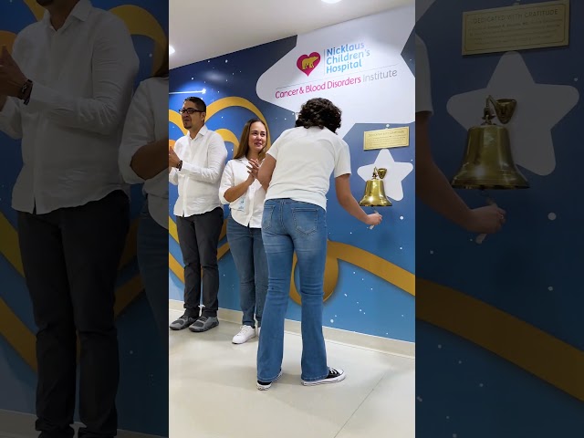 Tiffany's Bell Ringing Ceremony at Nicklaus Children's Hospital