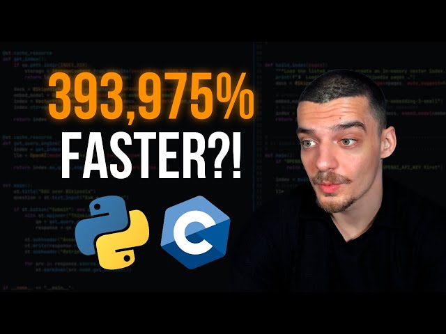 Massively Speed Up Python Code with C Extensions