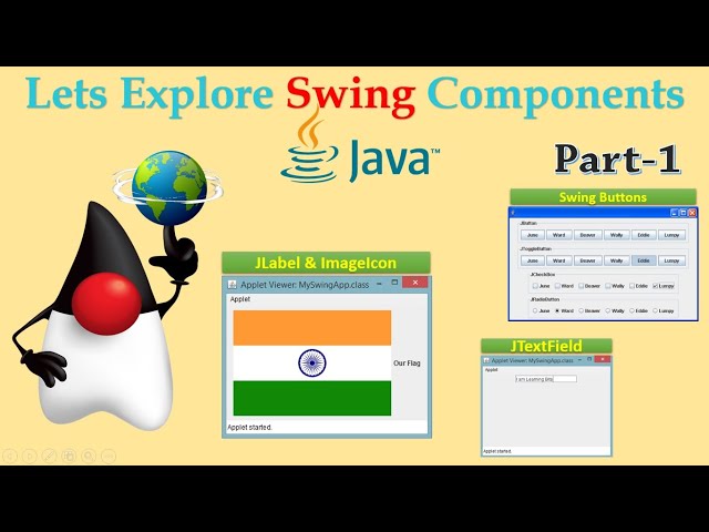 Exploring Java Swing | Part-1 | Java Object Oriented Concepts | Session-23