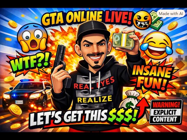 GTA Online - Join Me for Epic Fun🤬Explicit language 🤬