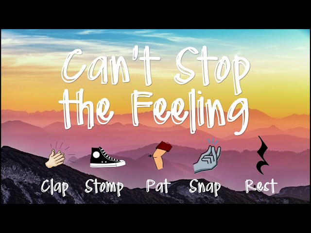 Body Percussion - Can't Stop the Feeling`