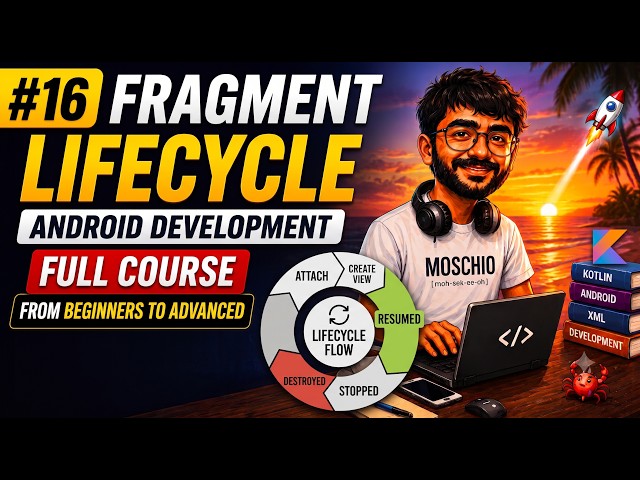 #16 Fragment Lifecycle | Android Development in Kotlin