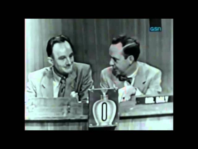 What's My Line - Air Date: August 10, 1952