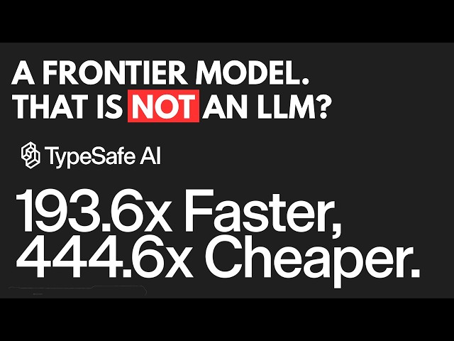 This New Frontier Model Is Not An LLM.