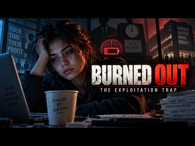 Why Gen Z & Millennials Are Constantly Burned Out 🛑🧠   The Exploitation Trap Explained 💼📉