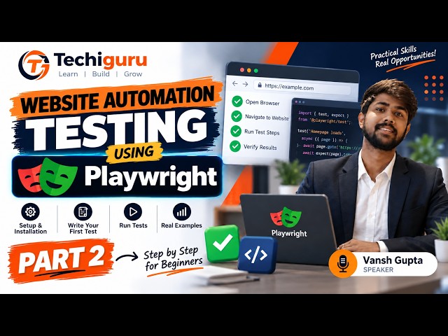 How to Do Website Automation Testing with Playwright | Part 2 | Complete Beginner Guide