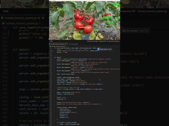 Công nghệ AI nhận diện cà chua chín siêu tốc 🤯🍅 #ai #tech #xuhuong