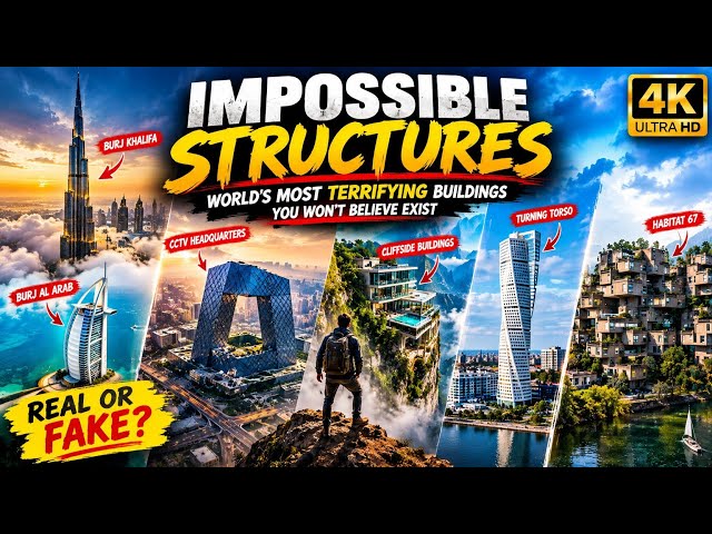 Top 10 Impossible Structures in the World | Most Terrifying Buildings You Won’t Believe Exist | 4K