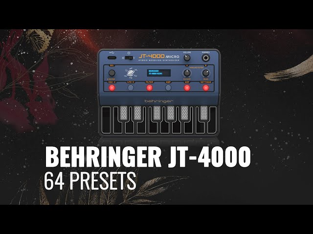 Behringer JT-4000 - 64 Presets / Patches