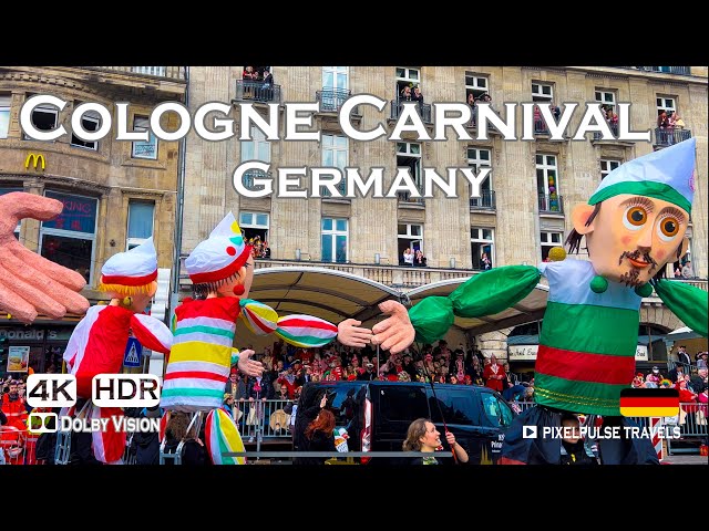 Rosenmontag Carnival Köln 🇩🇪 |The Magic of Rosenmontag | 4K HDR