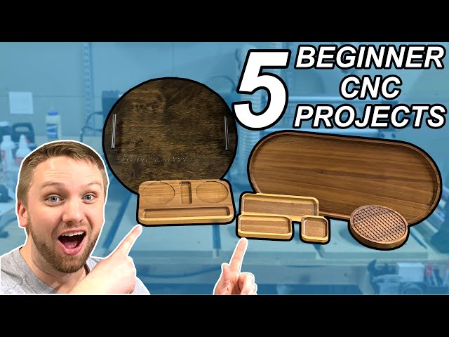 5 Beginner CNC Projects with the Bits and Settings I Used