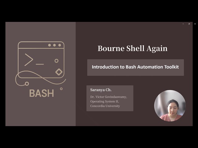 Bash Shell [Part 1: Script Basic]