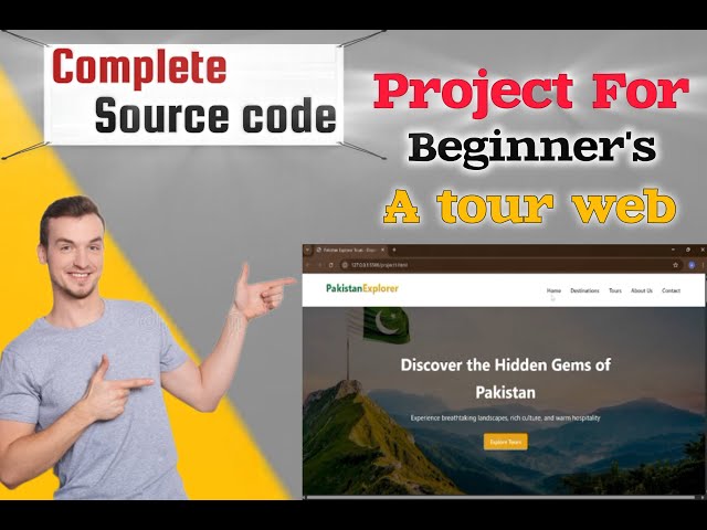 HTML & CSS Tour Website Source Code | Free Responsive Travel Website Template