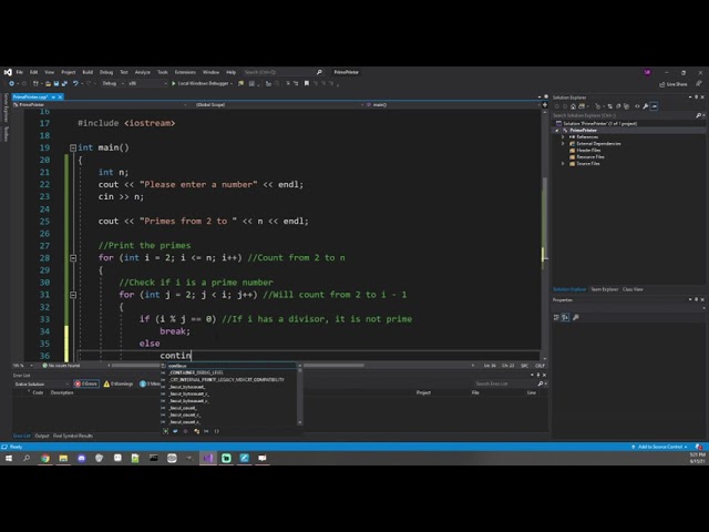 CS 135 - Summer 2021 - Example Program 3 (Finding Primes)