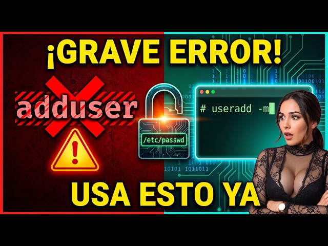 ¡ESTÁS CREANDO USUARIOS EN LINUX MAL!  Deja de usar adduser (useradd explicado a fondo)