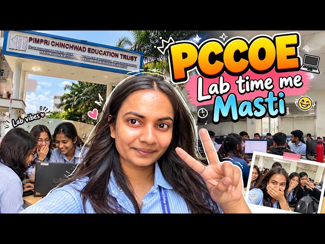 PCCOE Lab Time me Masti | College Life Vlog | Day 33/100
