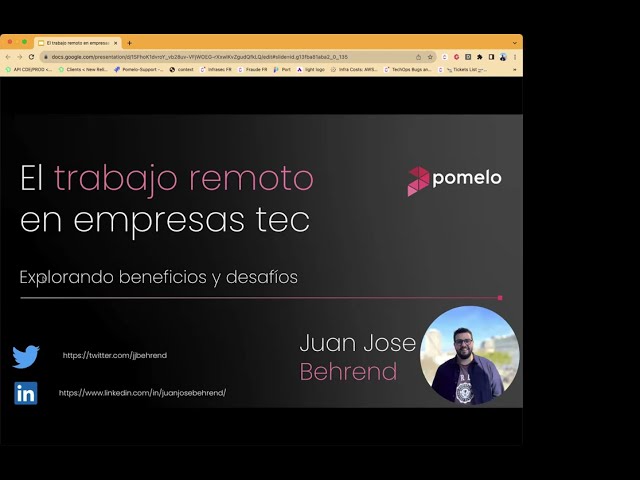 El trabajo remoto en empresas tec