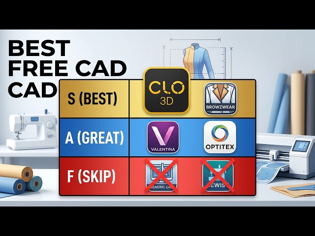 FREE CAD PATTERN MAKING SOFTWARE — 7 Best Pattern Design Tools Compared!