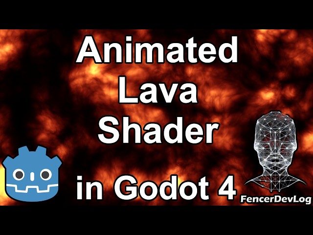 Godot 4: Animated lava shader (tutorial)