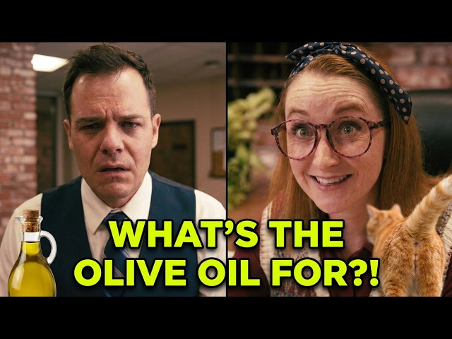 Crazy Office Cat Lady..."What's The Olive Oil For?"