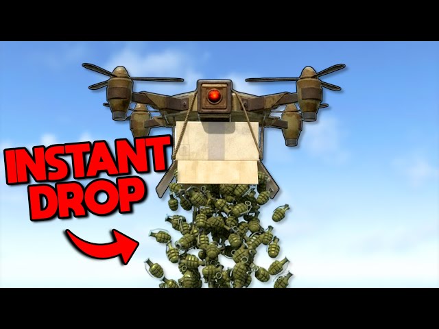 Dropping 1000 Grenades On Unsuspecting Players In Rust